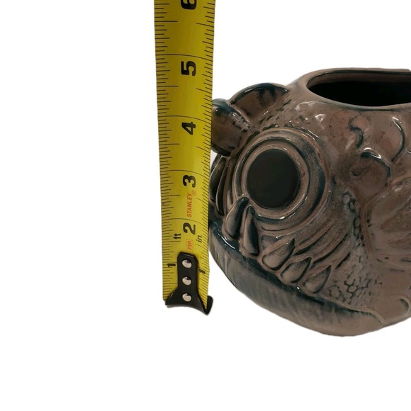 Tiki Farm Angler Fish Mug- Hau'oli Na Maka - Stoney Teal - Tiki Mug - Picture 9 of 11